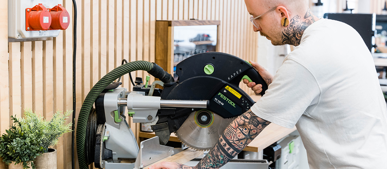 Jonas Winkler和Festool的KS 120 EB